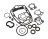 Ремкомплект редуктора Yamaha 60F/70B, Omax