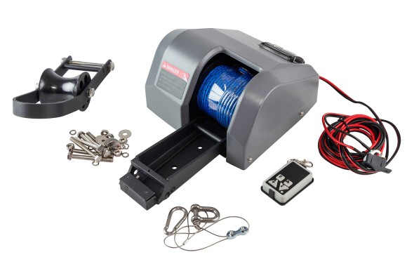 Лебедка якорная autoTRAC AUTODEPLOY 35SW, серая