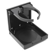 Держатель стакана регулируемый, черный пластик SUNFINE, 97x94мм Держатель стакана регулируемый, черный пластик SUNFINE, 97x94мм