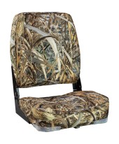 Кресло мягкое складное, высокая спинка, цвет камуфляж камыш, Marine Rocket