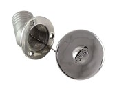 Горловина заливная для дизтоплива, угловая, под шланг 38 мм Marine Rocket