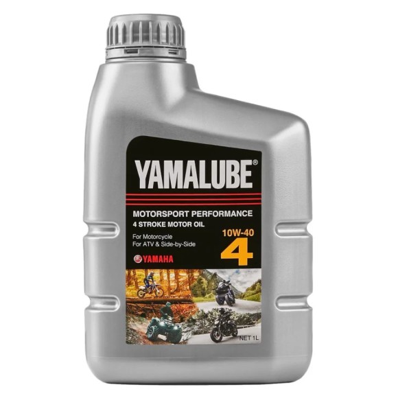 Масло моторное Yamalube MC 4T 10W-40 (1 л) Полусинтетика  для мотоцикла, квадроцикла, скутера Масло моторное Yamalube MC 4T 10W-40 (1 л) Полусинтетика  для мотоцикла, квадроцикла, скутера