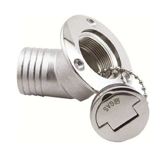 Горловина заливная угловая для дизтоплива 38 мм, Marine Rocket Горловина заливная угловая для дизтоплива 38 мм, Marine Rocket