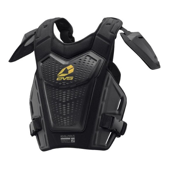 Жилет защитный EVS Roost Revo 5 Black/Hi-Viz, Small / Medium