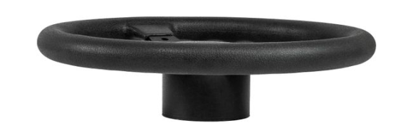 Рулевое колесо DELFINO обод и спицы черные д. 340 мм Рулевое колесо DELFINO обод и спицы черные д. 340 мм