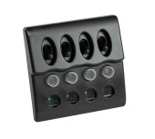 Панель бортового питания 4 переключателя, индикация, автоматы Панель бортового питания 4 переключателя, индикация, автоматы