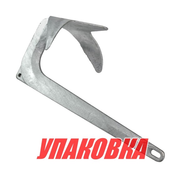 Якорь Брюса 5 кг, оцинкованный Marine Rocket (упаковка из 4 шт.)