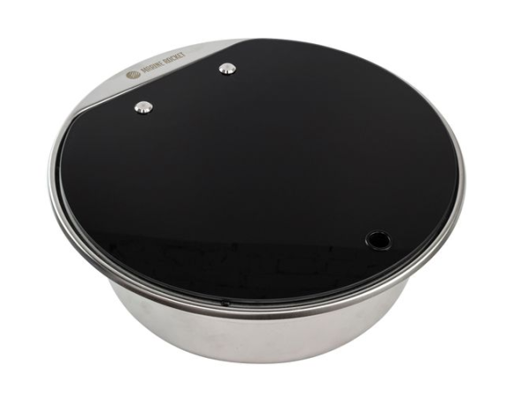 Мойка круглая, стеклянная крышка, Marine Rocket