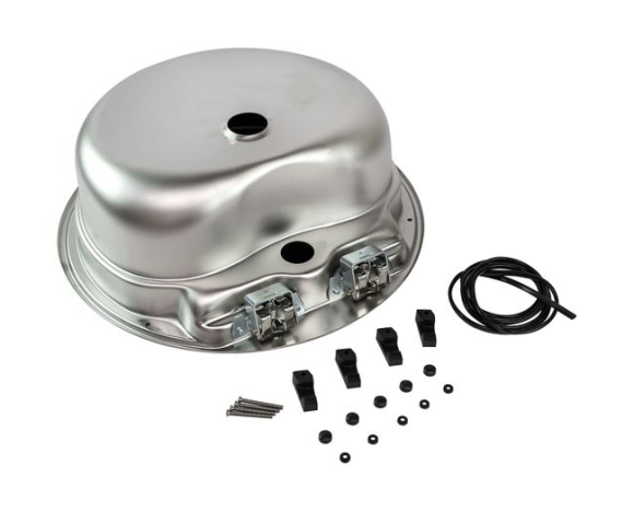 Мойка круглая, стеклянная крышка, Marine Rocket