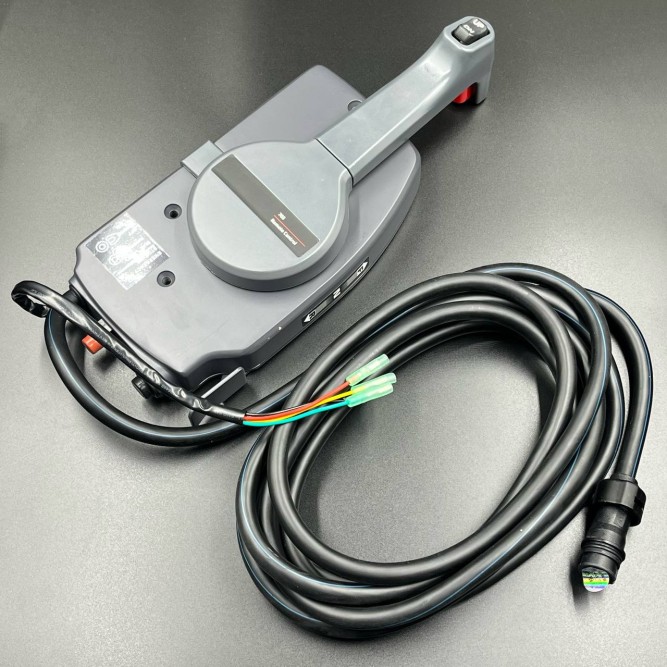 Дистанционное управление Yamaha 703 (С кнопкой гидроподъема) (Тянущая) (10Pin) (YUELANG)