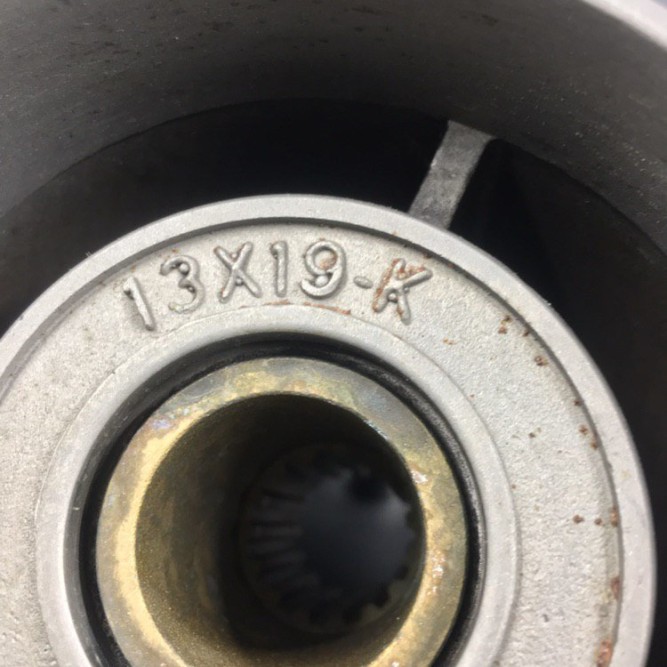 Гребной винт Yamaha 60-140, F70-F115 (3x13x19) (Сталь)