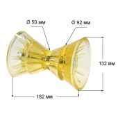 Ролик подкильный 182 мм c крепежем Ролик подкильный 182 мм c крепежем