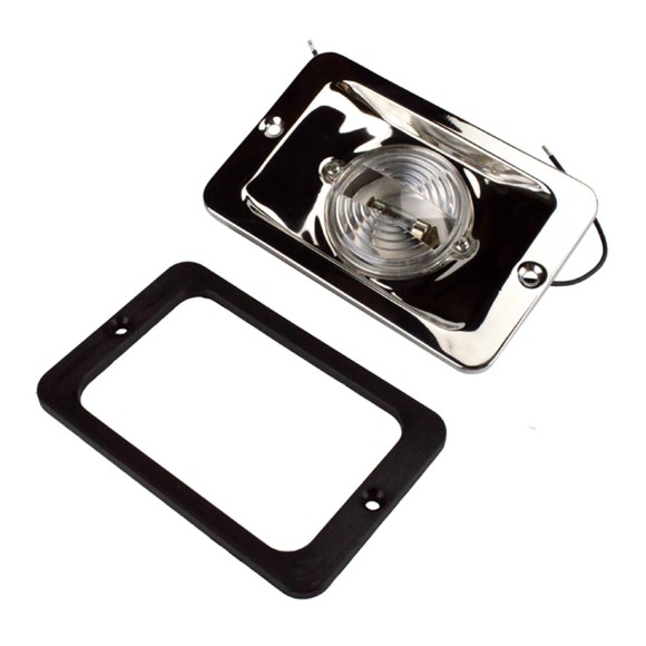 Огонь гаковый (кормовой) AAA врезной, нержавеющая сталь, лампа накаливания Огонь гаковый (кормовой) AAA врезной, нержавеющая сталь, лампа накаливания