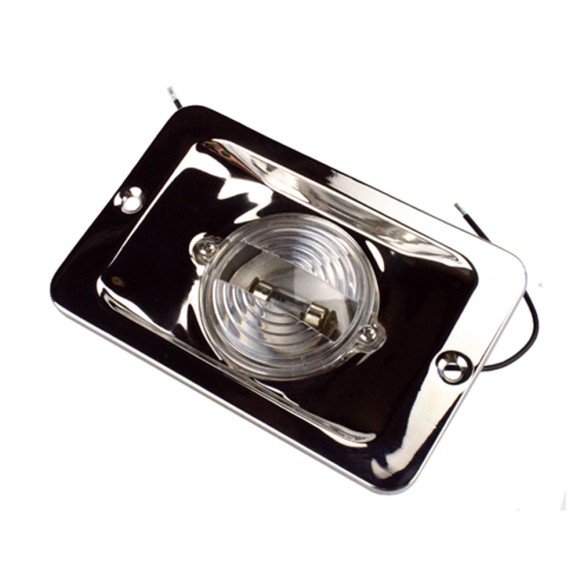 Огонь гаковый (кормовой) AAA врезной, нержавеющая сталь, лампа накаливания