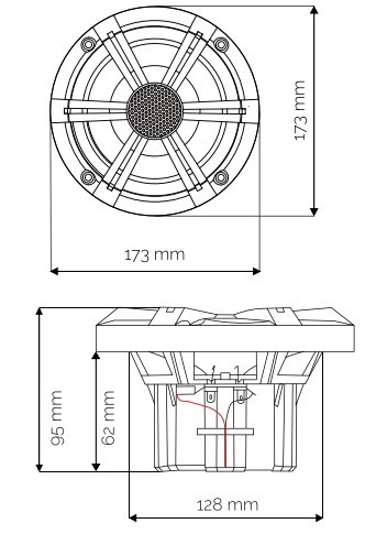 Морская акустика Marine Rocket MRH-335 (комплект 2DP) Морская акустика Marine Rocket MRH-335 (комплект 2DP)