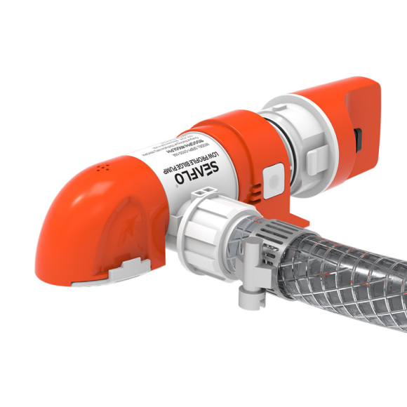 Помпа водооткачивающая автоматическая SeaFlo трюмная, 12V 1100 галлон/час, патрубок 19/25/29 мм