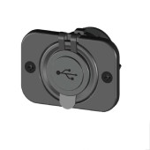 Разъем USB Skipper 5В 3.1A, врезной, задняя (подкладная) панель