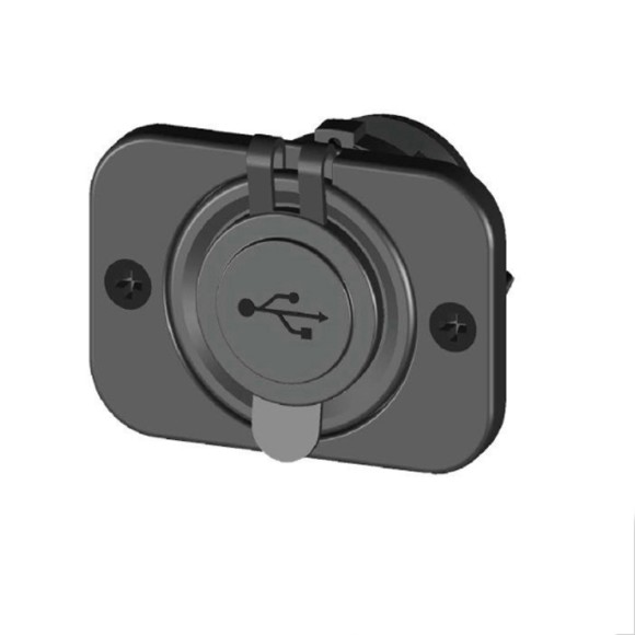 Разъем USB Skipper 5В 3.1A, врезной, задняя (подкладная) панель