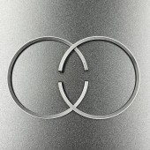 Кольца поршневые, комплект на один поршень Suzuki DT20-30 (0.50mm) (Omax)