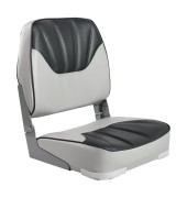 Кресло мягкое складное, обивка винил, цвет серый/угольный, Marine Rocket