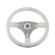 Рулевое колесо MANTA обод белый, спицы серебряные д. 355 мм