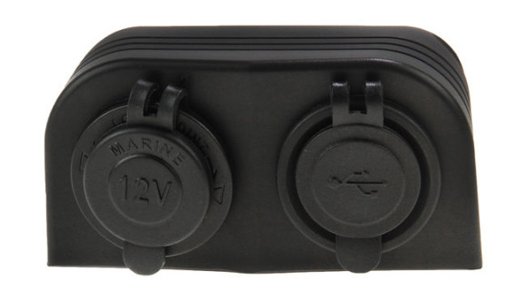 Разъем USB 5В 3.1А и прикуриватель для крепления на приборную панель Разъем USB 5В 3.1А и прикуриватель для крепления на приборную панель