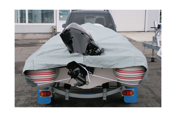 Чехол для лодки длиной 3.1-3.2 м, серый