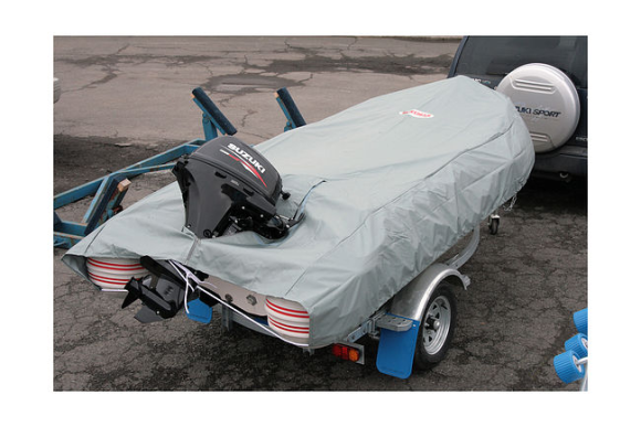 Чехол для лодки длиной 3.1-3.2 м, серый