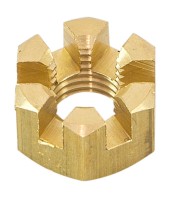 Гайка корончатая на гребной вал Yamaha 6-15/F6-F20, Omax