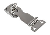 Скоба дверная под висячий замок с поворотной собачкой