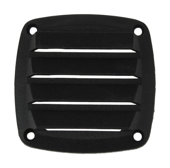 Решетка воздухозаборника 86х86х15 мм, черный Решетка воздухозаборника 86х86х15 мм, черный