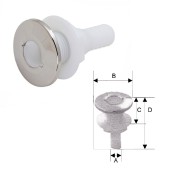 Стакан дренажный 1" с клапаном, пластик Стакан дренажный 1" с клапаном, пластик