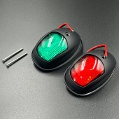 Огни ходовые(комплект)(98x55x35мм)чёрный (Sunfine)