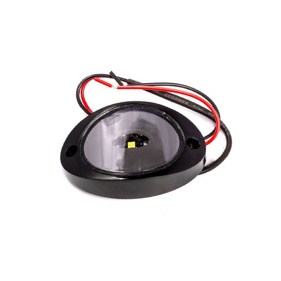 Огонь гаковый (кормовой) Skipper накладной, алюминий, светодиод