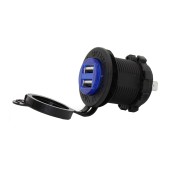 Разъем USB Skipper 5В 4,2A, врезной, без панели