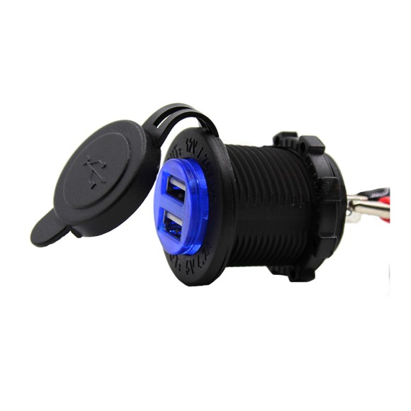 Разъем USB Skipper 5В 4,2A, врезной, без панели Разъем USB Skipper 5В 4,2A, врезной, без панели