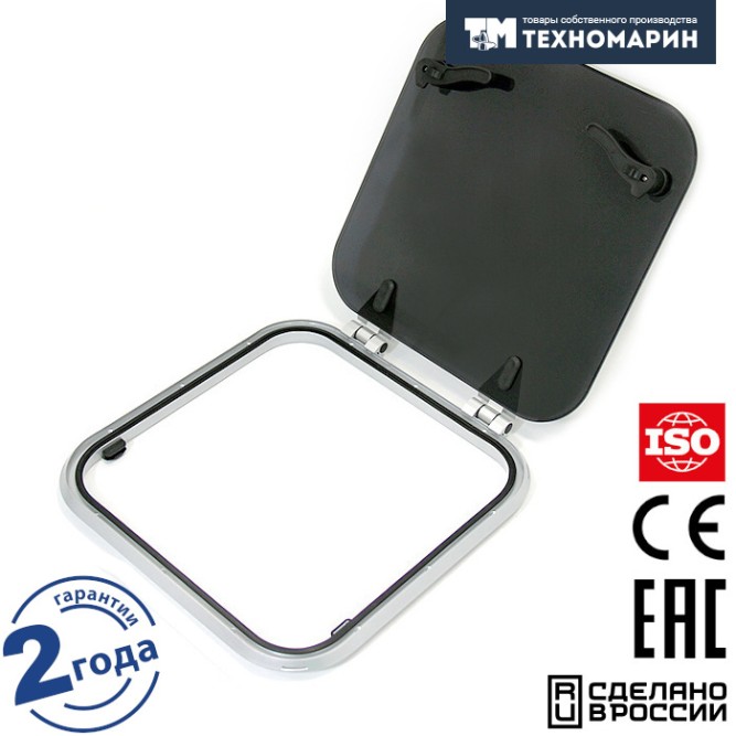 Люк палубный безрамный Пеликан 425x425 R75