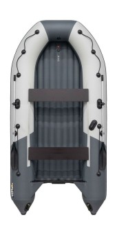 Надувная лодка ПВХ, Ривьера Компакт 3800 НДНД Комби, светло-серый/графит Надувная лодка ПВХ, Ривьера Компакт 3800 НДНД Комби, светло-серый/графит