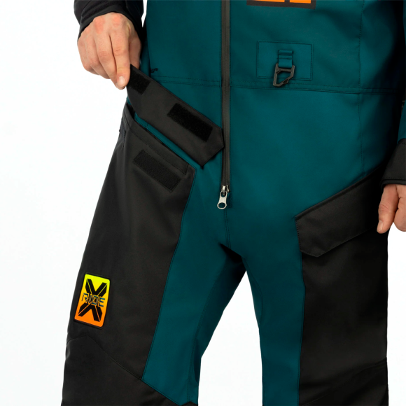 Комбинезон FXR Recruit без утеплителя Black/Drk Steel/Inferno, 2XL