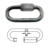 Звено соединительное быстроразъемное 8 мм Звено соединительное быстроразъемное 8 мм