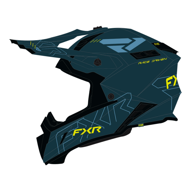 Шлем FXR Helium Prime Dark Steel/HiVis, XL