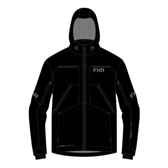 Куртка FXR Ridge Pro Trilaminate  с утеплителем Black, 3XL