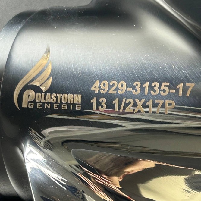 Гребной винт Yamaha 60-140, F70-F130 Stella Plus (3x13 1/2x17) (Сталь) (Polastorm)