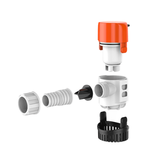 Помпа водооткачивающая автоматическая SeaFlo трюмная, 12V 600 галлон/час, патрубок 19/25/29 мм