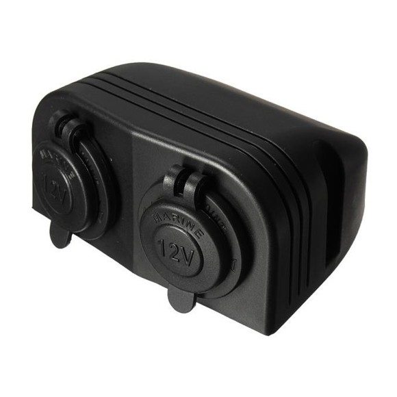 Двойной накладной модуль Skipper прикуриватель 12V и прикуриватель 12V Двойной накладной модуль Skipper прикуриватель 12V и прикуриватель 12V