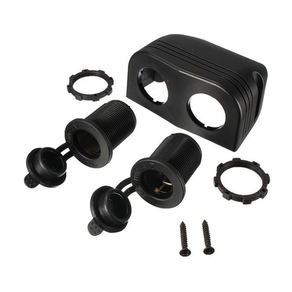 Двойной накладной модуль Skipper прикуриватель 12V и прикуриватель 12V