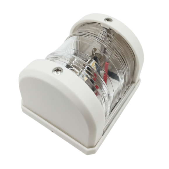 Огонь ходовой (бортовой) AAA накладной, пластик, светоидиодный, белый