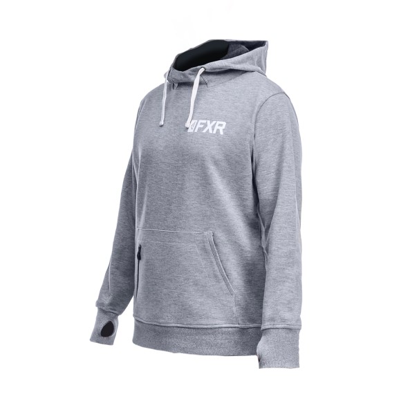 Толстовка FXR Freedom Grey Heather/White, L