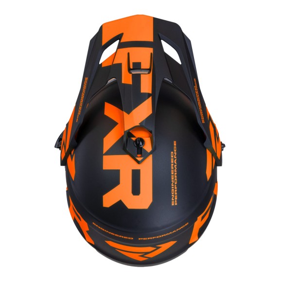 Шлем FXR Torque X Team с подогревом Black/Orange, XS
