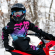 Детский комбинезон FXR Helium с утеплителем Black/Sky-Electric Pink Haze, 10